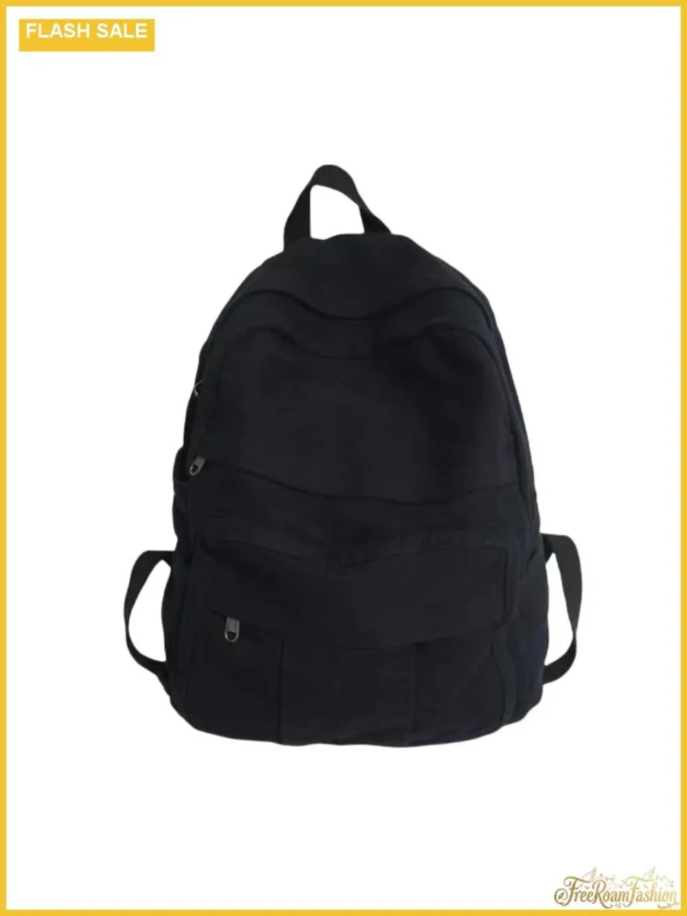 Boho Canvas Backpack for School College Vintage Fairy Grunge Hippie Y2K Daypack